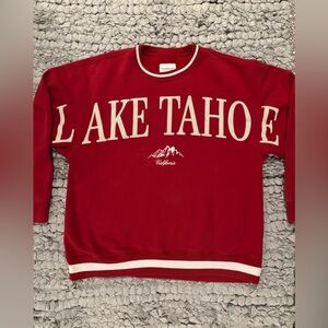 Abercrombie & Fitch Women’s Ski Destination Vintage Sunday Crew Lake Tahoe